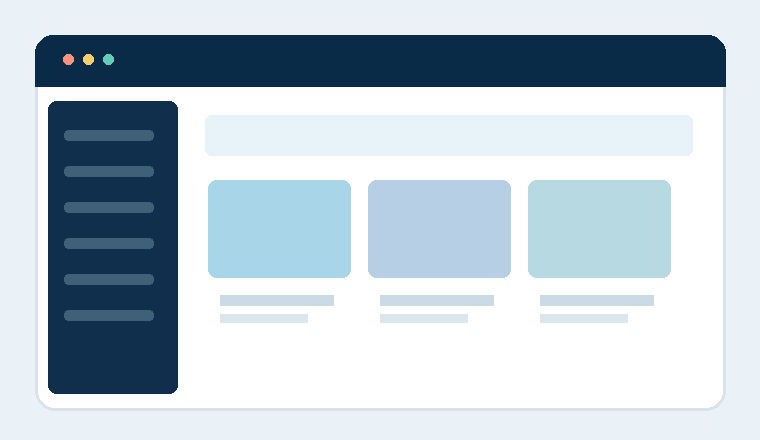 CMS dashboard illustration